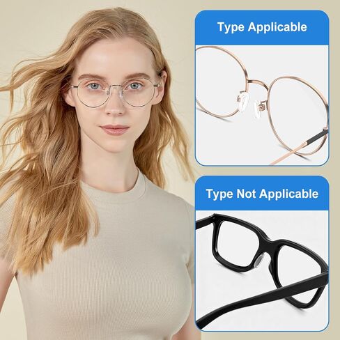 10 Pairs Eyeglass Nose Pads, Anti Slip Glasses Nose Pads, Soft Silicone Air Chamber Nose Pads for Replace Nose Pads in Kuwait
