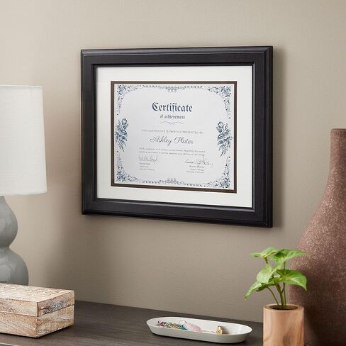 Studio Decor 11" x 14" Brown Document Frame with Double Mat in Kuwait
