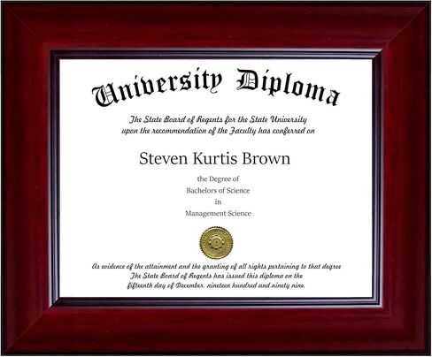 Perfect Cases Single Diploma/Document Frame for 15" wide x 12" Tall Diploma in Saudi Arabia