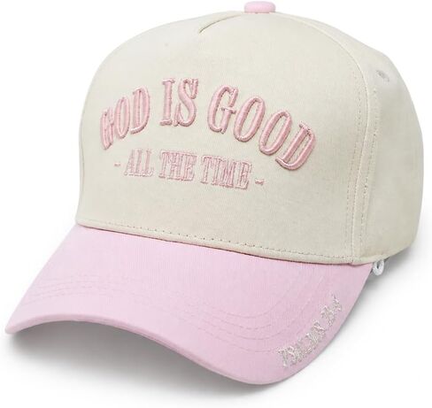 THE INSPIRATION CO. God is Good Hat, Psalms 23:6 - Christian Baseball Cap for Women & Men, Faith Based Adjustable Hat in Saudi Arabia