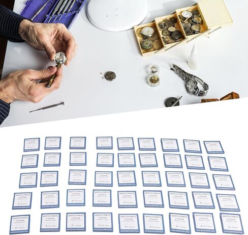 Asixxsix 59Pcs Watch Glass, Watch Crystal Lens Glass MineralGlass Watch Mirror Round Flat Watch Lens WatchGlass Replacement Part for Watchmaker Repair in Kuwait