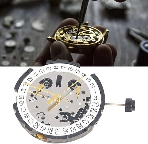 G10.212 Movement ETA G10.211 Single Calendar 4-Point 6-Pin G10.212 Universal Quartz Watch Movement Replacement in Saudi Arabia
