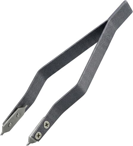 V Shaped Watch Spring Bar Tweezers Silver Aluminum Alloy Watch Band Strap Removal Installation Tool Professional Watch Repair Accessory for Watchmakers DIY Repairers Precision Maintenance Work in Saudi Arabia