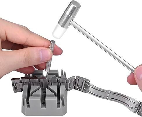 Watch Link Removal Tool Kit - Watch Repair Kit with Spring Bar Tool for Watch Band Resizing and Bracelet Adjustment, Pin Remover for Battery Replacement, Strap Sizing, Link Removal in Saudi Arabia