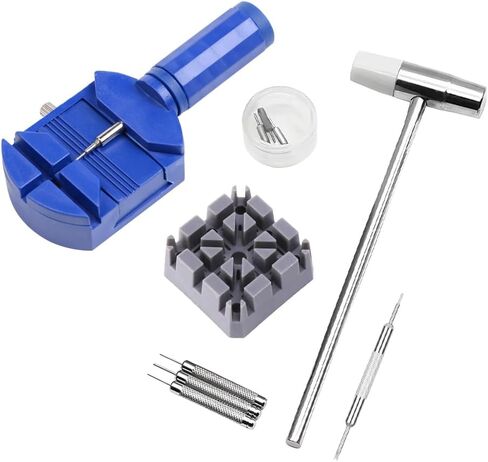 Watch Link Removal Tool Kit - Watch Repair Kit with Spring Bar Tool for Watch Band Resizing and Bracelet Adjustment, Pin Remover for Battery Replacement, Strap Sizing, Link Removal in Saudi Arabia