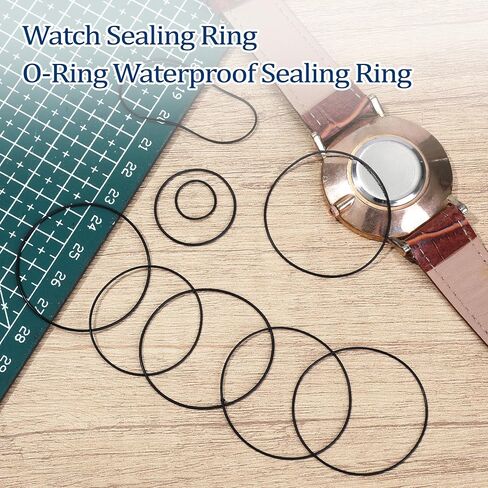 44 Pcs O Ring Watch Gasket Kit, 2 Sizes Rubber Seal O-Rings 13-40mm, Waterproof Watch Back Case Gaskets for Watch Back Cover Repair in Saudi Arabia