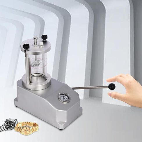 Watch Waterproof Tester Tool, Professional Underwater Watch Case Resistance Pressure Tester 0.3-6.0 bar Air Pressure Watch Resistant Testing Machine in Saudi Arabia