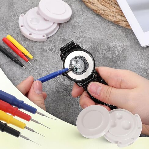 طقم إصلاح الساعات SynHHergyx، طقم زيت الساعة مع 4 إبرة قلم زيتية مختلفة الحجم وكوب زيت واحد لإصلاح الساعات والساعات in Kuwait