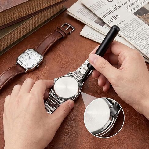 طقم استبدال بطارية الساعة، أداة إزالة ظهر الساعة، أداة فتح علبة الساعات، ملحقات مزيل ظهر الساعة، أسود in Kuwait