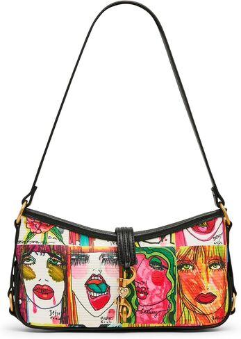 Betsey Johnson Artwork Faces Shoulder Bag in Kuwait