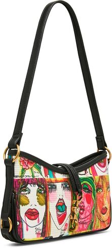 Betsey Johnson Artwork Faces Shoulder Bag in Kuwait