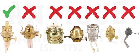 B&P Lamp® فتيل قطني بعرض 1 3/4 بوصة لشعلات مصابيح طراز Kosmos رقم 10 in Kuwait