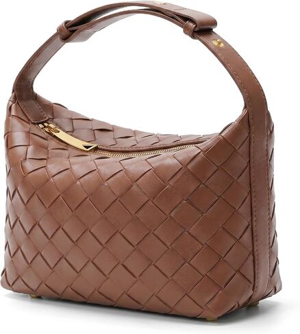 Purse Bag for Women, Vintage Hobo Handbag with Adjustable Strap - Suede Underarm Bag Hand-woven Purse in Saudi Arabia