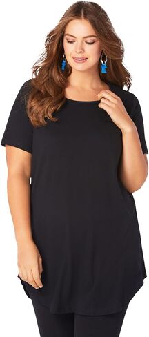 Roaman's Women's Plus Size Ultimate Criss Cross Back Tunic in Kuwait