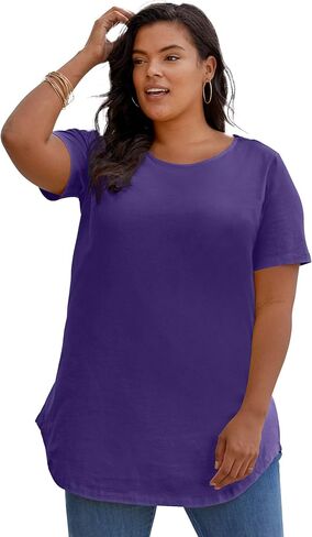 Roaman's Women's Plus Size Ultimate Criss Cross Back Tunic in Kuwait