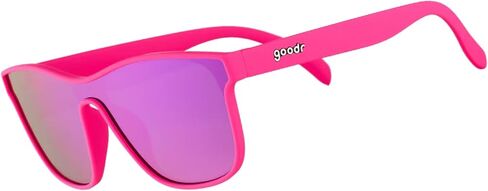 goodr See You at the Party, Richter! Polarized Sunglasses, Medium Sized Pink (VRG) in Saudi Arabia