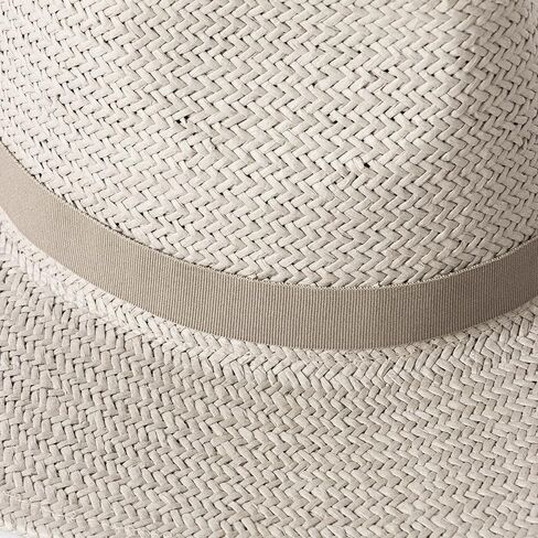 Vintage Straw Fedora Hat for Women Ladies Summer UPF Wide Brim Panama Sombrero Beach Travel in Saudi Arabia