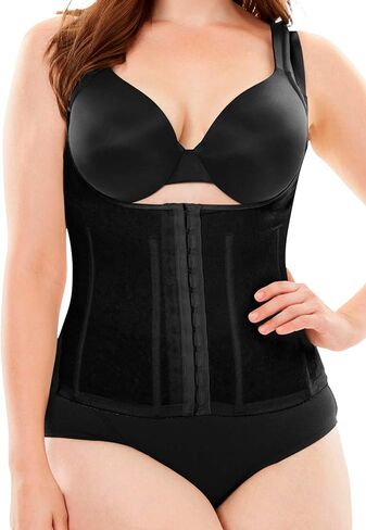 Cortland Women's Plus Size Intimates Firm Control Shaping Toursette - 6X, Black in Kuwait