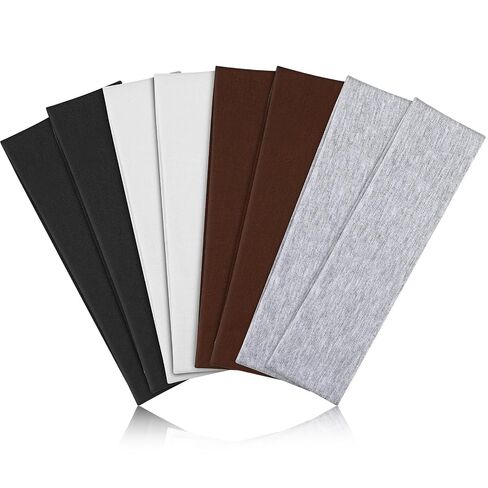 Headbands for Women: 8 Pcs Head Bands for Women's Hair Accessory Stocking Stuffers Non Slip Stretchy Fabric Headband for Workout Sport Yoga Running Christmas Birthday Valentines Day Gifts for Women in Saudi Arabia