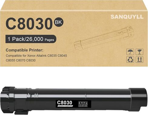 C8030 Toner Cartridge Compatible for Xerox Altalink C8030 C8035 C8045 C8055 C8070 Toner Cartridge for 006R01697 Toner Cartridge (1 Pack,2,6000 Pages,Black) in Saudi Arabia