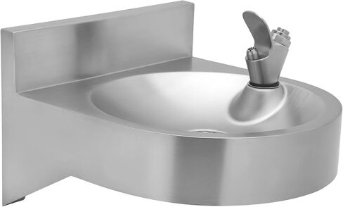Water Drinking Fountain Wall Mounted for Schools, Parks, Gyms, Compact & Space-Saving Design, Commercial Hydration Station One-Click Water Output, Stainless Steel Drinking Water Fountain in Saudi Arabia