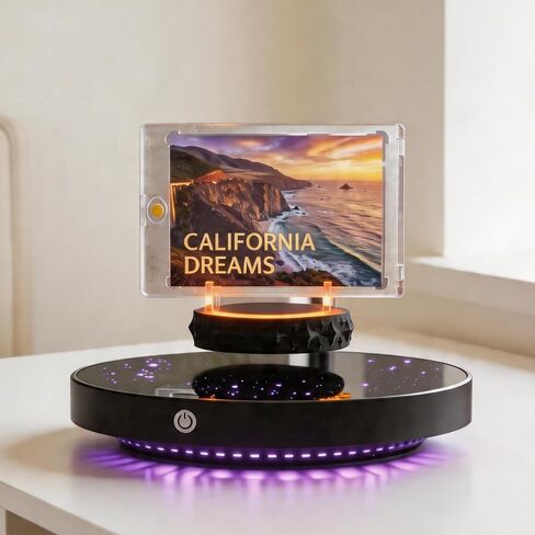 Levitating Card Display - Floating Display, Levitating Display Stand, Levitating Decor, Magnetic Display, Magnetic Levitation for Figures and Toys in Kuwait