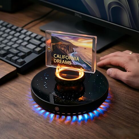 Levitating Card Display - Floating Display, Levitating Display Stand, Levitating Decor, Magnetic Display, Magnetic Levitation for Figures and Toys in Kuwait