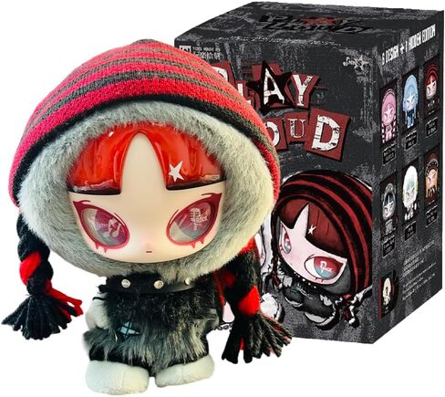 INN's Play Loud Series Plush Keychain Blind Box 1Pc (1 of 7 Possible Styles) Cute Key Ring Collectible Birthday Gifts in Saudi Arabia