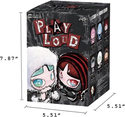 INN's Play Loud Series Plush Keychain Blind Box 1Pc (1 of 7 Possible Styles) Cute Key Ring Collectible Birthday Gifts in Saudi Arabia
