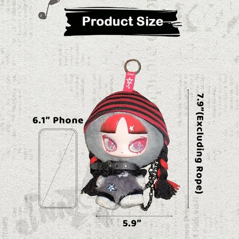 INN's Play Loud Series Plush Keychain Blind Box 1Pc (1 of 7 Possible Styles) Cute Key Ring Collectible Birthday Gifts in Saudi Arabia