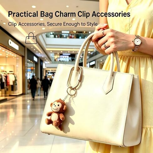 Gold Carabiner Keychain – Solid Brass Screw Lock Carabiner with Key Rings in Saudi Arabia