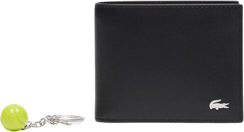 مجموعة هدايا FG Billfold وسلسلة المفاتيح للرجال من Lacoste، Noir Kr Ball Jaune Fluo in Kuwait