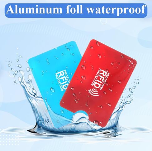 12Pcs RFID Blocking Sleeves Credit Card Protector Cover Travel Anti-Theft Credit Card Holder RFID Blocker Fits Bags & Purses, Colorful 3.5 x 2.4 inch in Kuwait