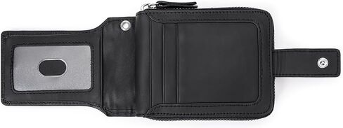 Chain Wallet for Men, RFID Blocking Men's Genuine Leather Bifold Purse with Zip Coin Pocket in Kuwait