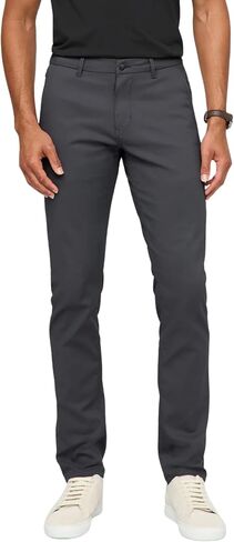 DUER Men's NuStretch Slim Straight Trouser, Polished Office Attire with Zippered Security Pocket in Saudi Arabia