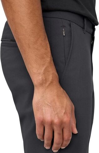 DUER Men's NuStretch Slim Straight Trouser, Polished Office Attire with Zippered Security Pocket in Saudi Arabia