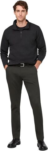 DUER Men's NuStretch Slim Straight Trouser, Polished Office Attire with Zippered Security Pocket in Saudi Arabia