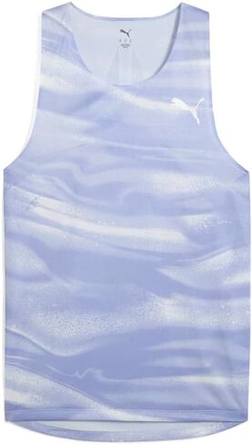 PUMA Mens Raceday Ultraspun Crew Neck Athletic Tank Casual - Blue in Kuwait