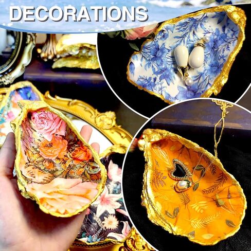 ZYNERY 30PCS Natural Oyster Shells for Crafts, 5"-6" Large Gray Seashells Bulk for DIY Ornaments, Decoupage, Shell Painting, Vase Filler, Beach Decor & Ocean Theme Parties in Kuwait
