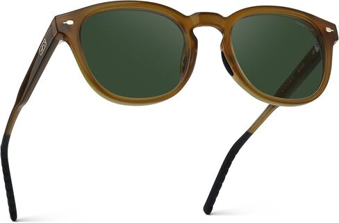 WearMe Pro Men's Polarized Round Sunglasses - Lightweight Non-Slip Fit for Tennis & Pickleball | Anti-Glare Lens, Sport Style in Kuwait