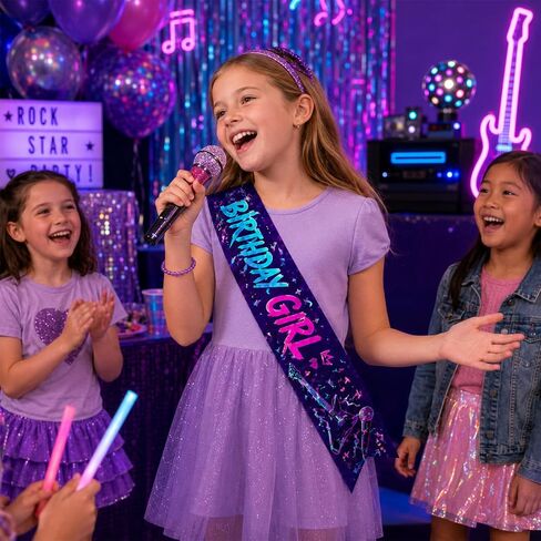 Kpop Birthday Decorations Sash, Birthday Girl Sash for Kpop Theme Party, Kpop Party Supplies for Birthday Graduation Bachelorette, Adjustable Happy Birthday Sash 62 Inch in Saudi Arabia