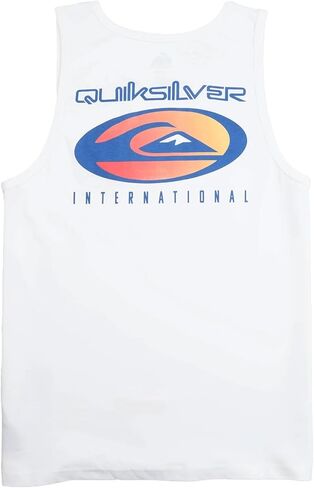 Quiksilver Men's QS International Tank Top - Regular Fit, White in Kuwait