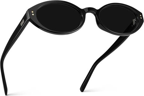 WearMe Pro WMP Eyewear – Women’s Oval Sunglasses: Slim 90s-Inspired Frame with Soft Curves, Trendy Minimal Fashion Look in Kuwait