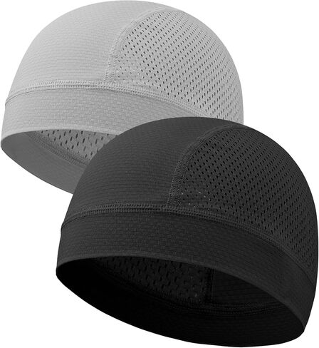 Cooling Skull Caps Helmet Liner Breathable Mesh Stretch Beanie Quick Dry Headwear for Men and Women Cycling Cap in Saudi Arabia