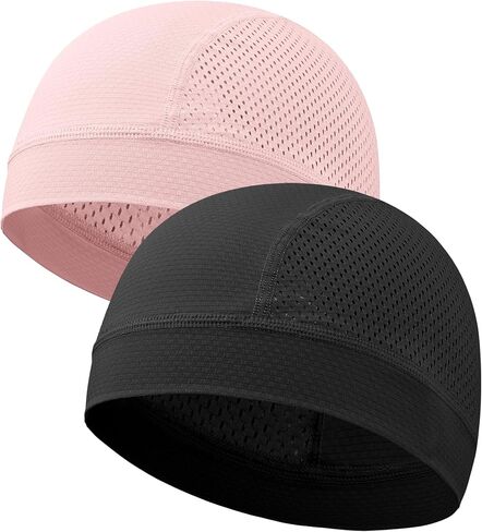 Cooling Skull Caps Helmet Liner Breathable Mesh Stretch Beanie Quick Dry Headwear for Men and Women Cycling Cap in Saudi Arabia