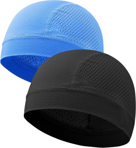 Cooling Skull Caps Helmet Liner Breathable Mesh Stretch Beanie Quick Dry Headwear for Men and Women Cycling Cap in Saudi Arabia