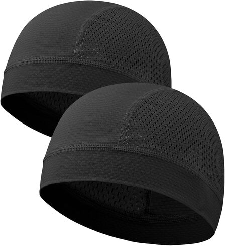 Cooling Skull Caps Helmet Liner Breathable Mesh Stretch Beanie Quick Dry Headwear for Men and Women Cycling Cap in Saudi Arabia