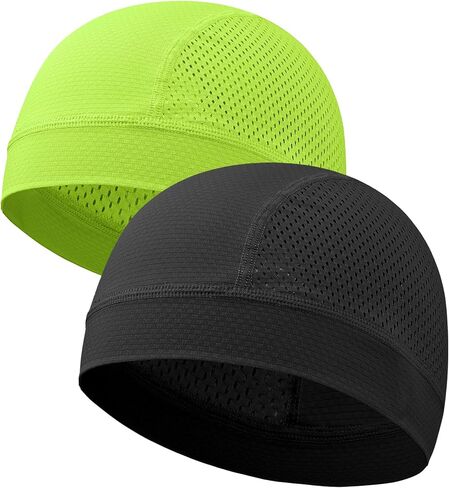 Cooling Skull Caps Helmet Liner Breathable Mesh Stretch Beanie Quick Dry Headwear for Men and Women Cycling Cap in Saudi Arabia