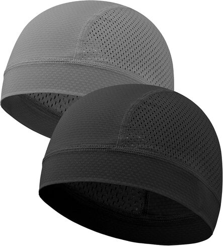 Cooling Skull Caps Helmet Liner Breathable Mesh Stretch Beanie Quick Dry Headwear for Men and Women Cycling Cap in Saudi Arabia