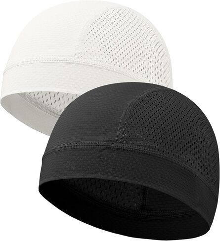 Cooling Skull Caps Helmet Liner Breathable Mesh Stretch Beanie Quick Dry Headwear for Men and Women Cycling Cap in Saudi Arabia